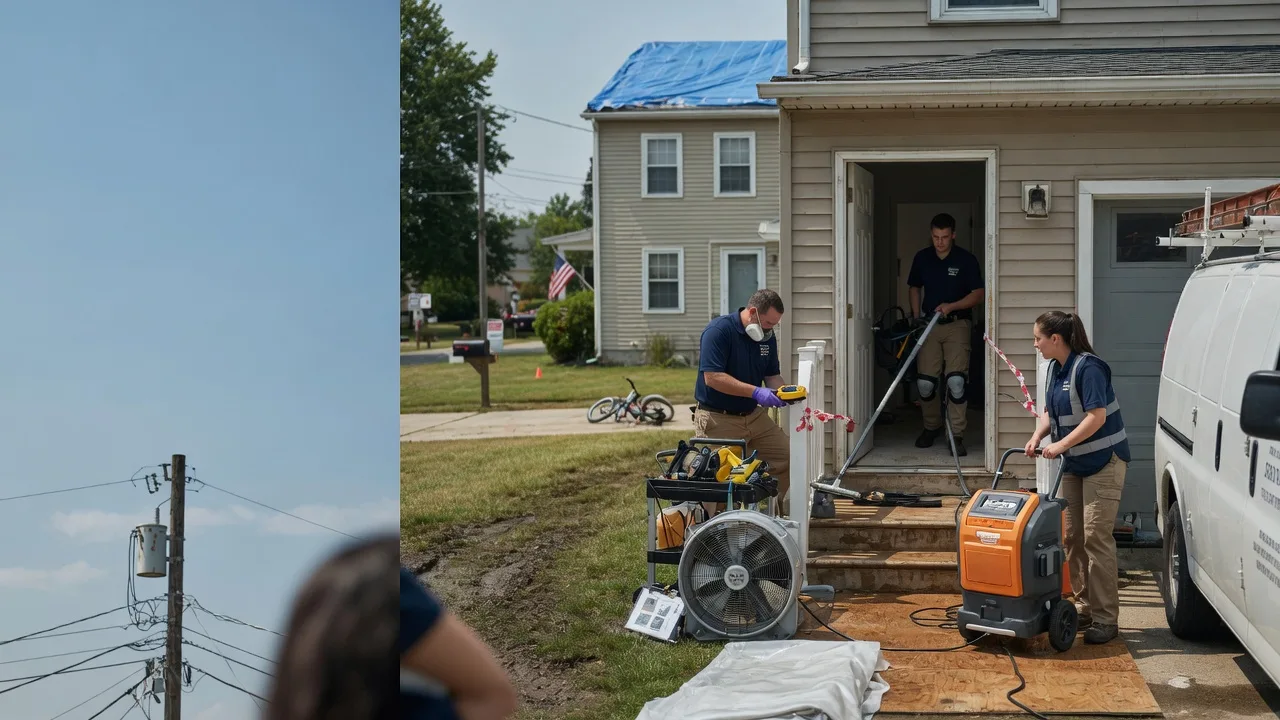 Water Damage Repair in Caroleen, NC near me